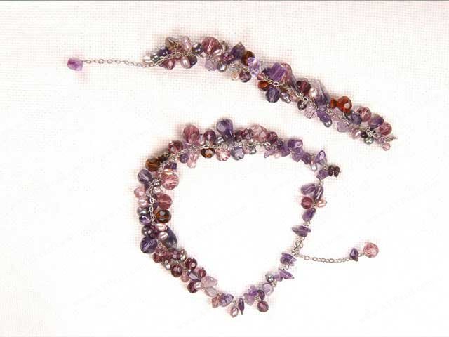 Amethyst necklace