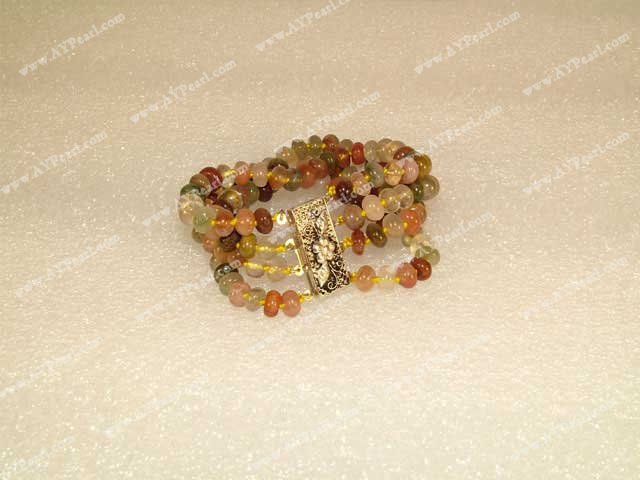 rutilated quartz bracelet