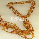 Wholesale carnelian necklace
