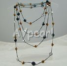 colorful crystal necklace