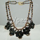 black stone pearl necklace