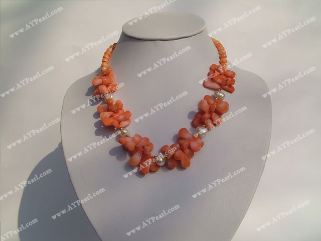 coral necklace