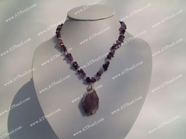 Amethyst necklace