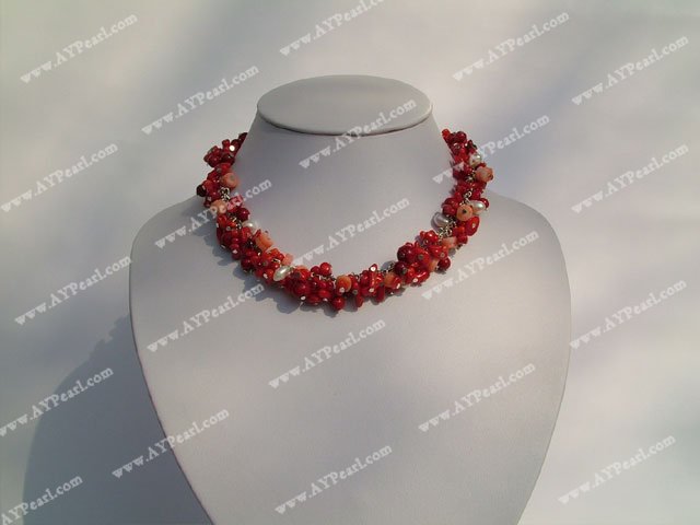 coral necklace