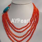 red coral necklace