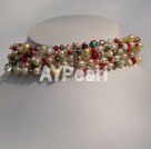 multicolor pearl necklace