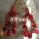 coral earring
