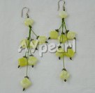 Wholesale earring-lemon stone earrings