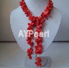 coral necklace