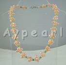Wholesale avenurine pearl necklace