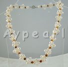 Wholesale pearl tiger eye necklace