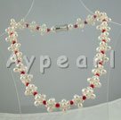 Wholesale pearl coral necklace