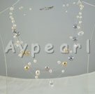 Wholesale pearl crystal necklace