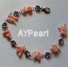 coral bracelet
