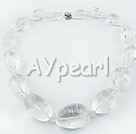 Rock crystal necklace