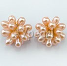 Wholesale Jewelry-Lotus pearl earrings