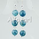 Wholesale Gemstone Earrings-dyed agate earrings