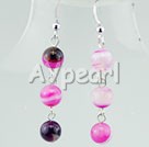 Wholesale Gemstone Jewelry-dyed agate earrings