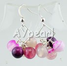 Wholesale earring-dyed agate earrings