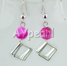 Wholesale earring-dyed agate earrings