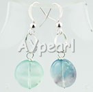 Wholesale Gemstone Jewelry-fluorite earrings