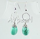 Boucles d'oreilles turquoise