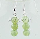 Wholesale earring-serpentine jade earrings