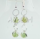 Wholesale Gemstone Earrings-serpentine jade earrings