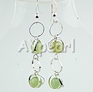 Wholesale Gemstone Earrings-serpentine jade earrings