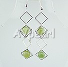 Wholesale Gemstone Jewelry-serpentine jade earrings