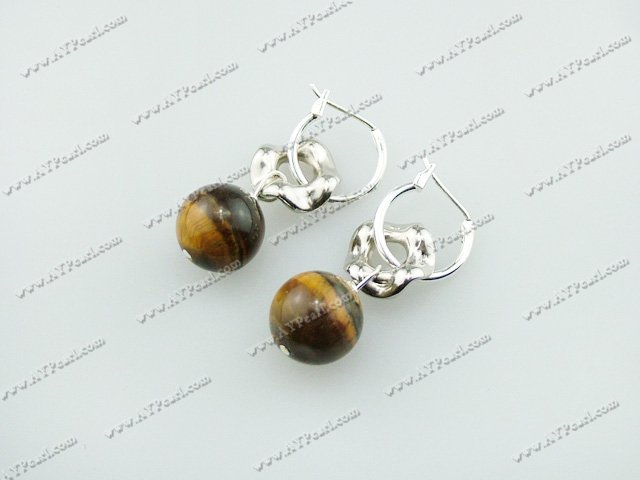 tiger eye earrings