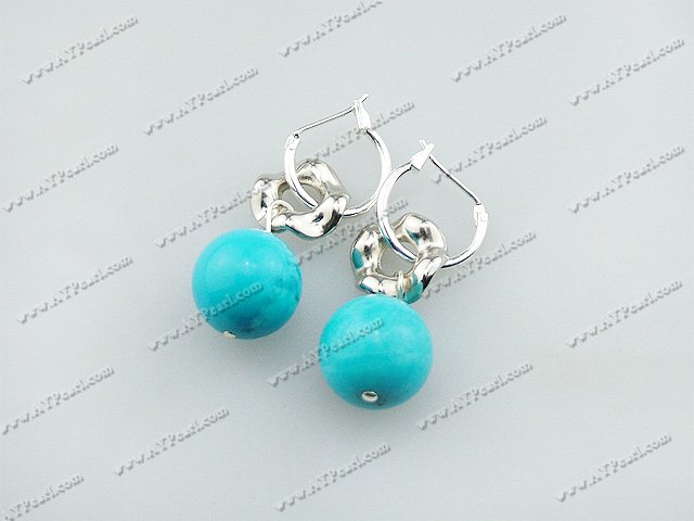 Boucles d'oreilles turquoise