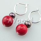 Wholesale Gemstone Earrings-pearl alaqueca earrings