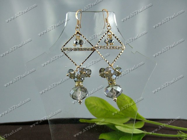 czech crystal earrings