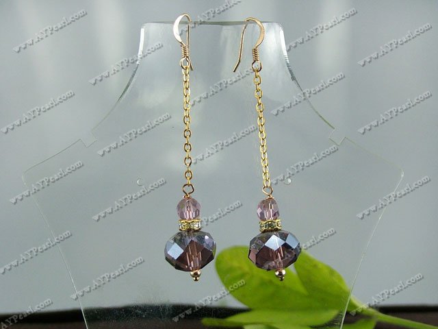 czech crystal earrings