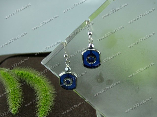 Boucles d'oreilles en verre