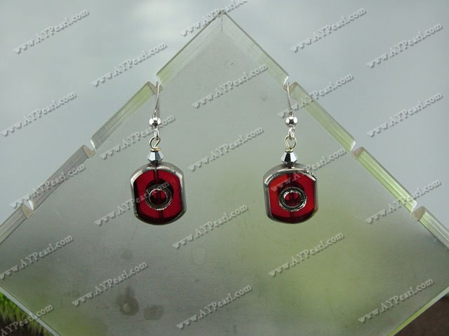 glass earrings