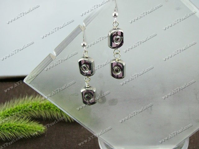 glass earrings