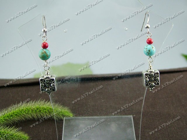 Boucles d'oreilles turquoise