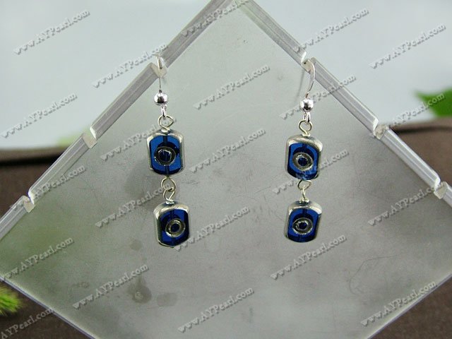 Boucles d'oreilles en verre