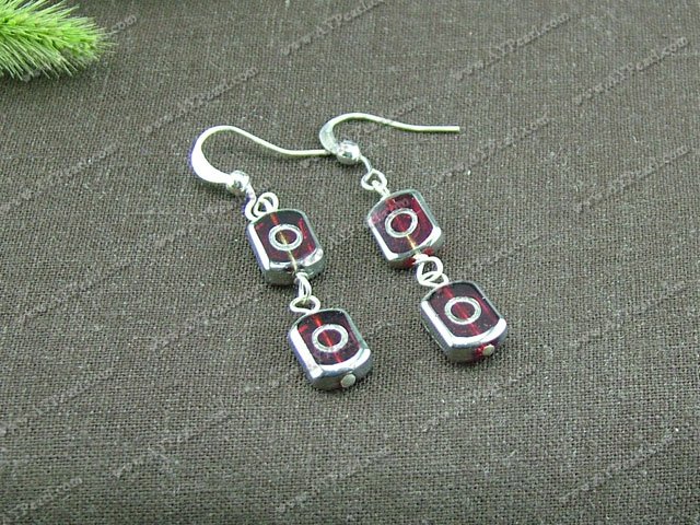 glass earrings