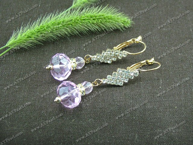 czech crystal earrings