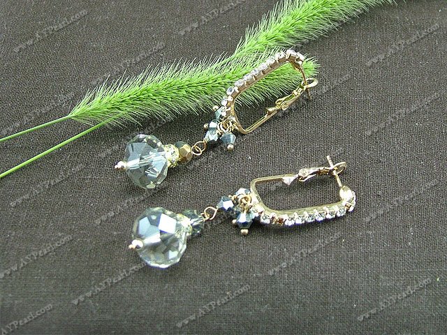 czech crystal earrings