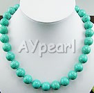 burst pattern turquoise necklace