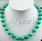 Wholesale burst pattern turquoise necklace
