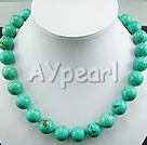 burst pattern turquoise necklace