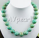 burst pattern turquoise necklace