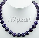 Wholesale Gemstone Jewelry-faceted amethyst necklace