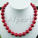 Wholesale Gemstone Necklace-red alaqueca necklace