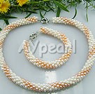 weaved pearl sets